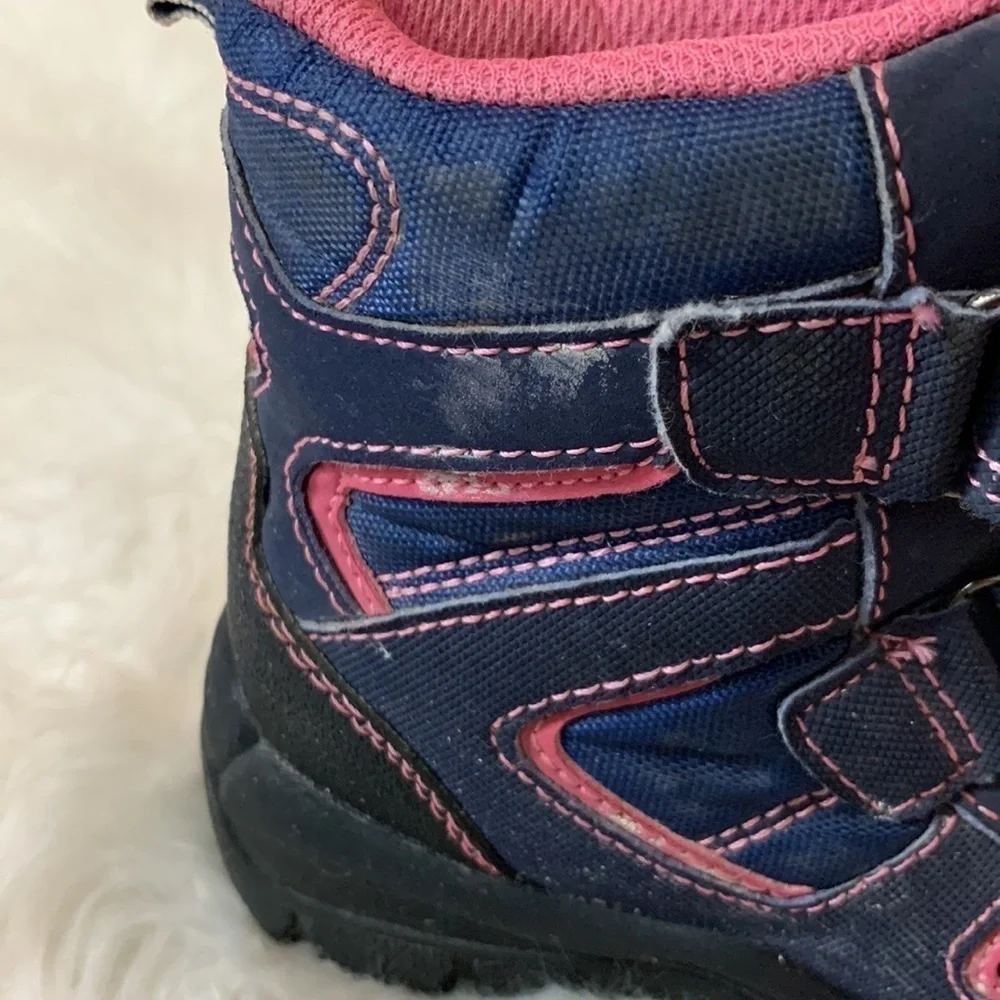 Baby girl Snow / winter boots by Galop with floral print Size 7